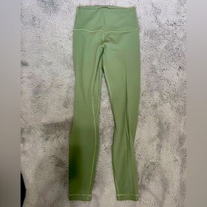 Lululemon align high rise size 6- willow green